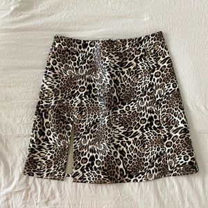 Princess Polly Leopard Skirt